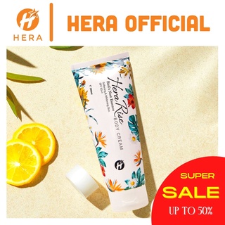 Kem Body chống nắng SPF50++, trắng da, nâng tone chiết xuất Tổ yến Herarise Body Cream - Tuýp 200 ml