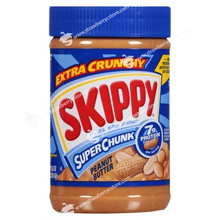 Bơ đậu phộng hạt giòn skippy super chunk extra crunchy peanut butter, hộp 462g
