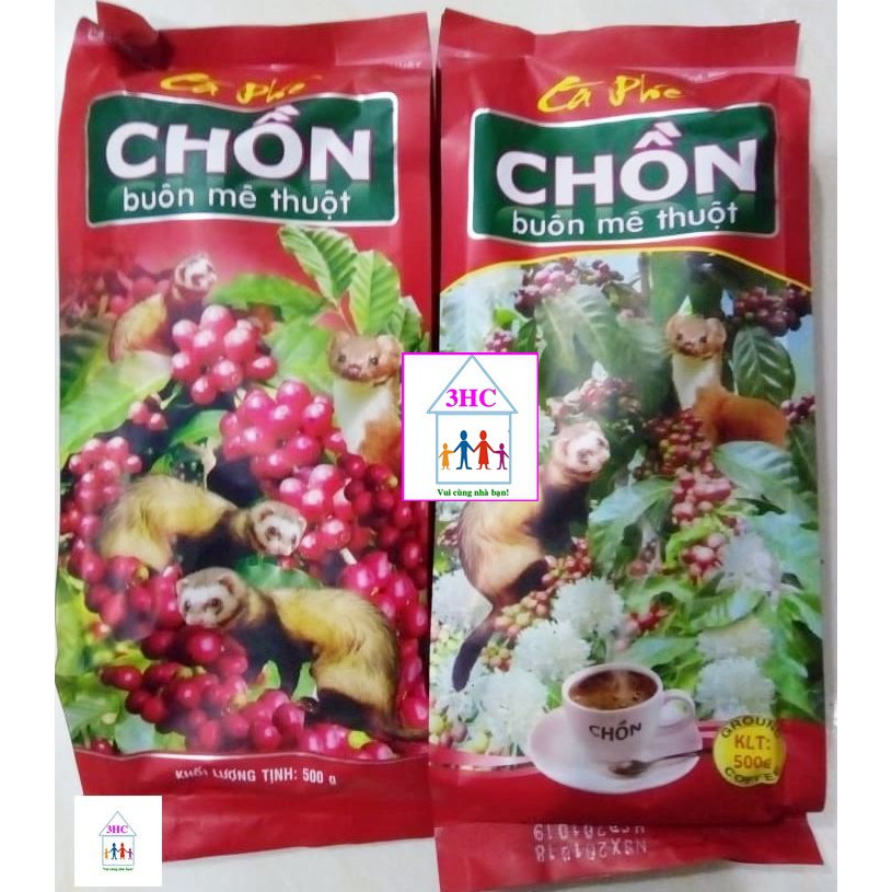 CÀ PHÊ CHỒN ĐỎ- BUÔN MÊ THUỘC 500G