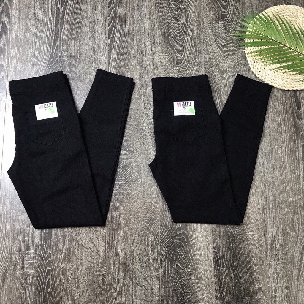 Quần legging nữ giữ nhiệt M9 cạp cao co giãn loại 1