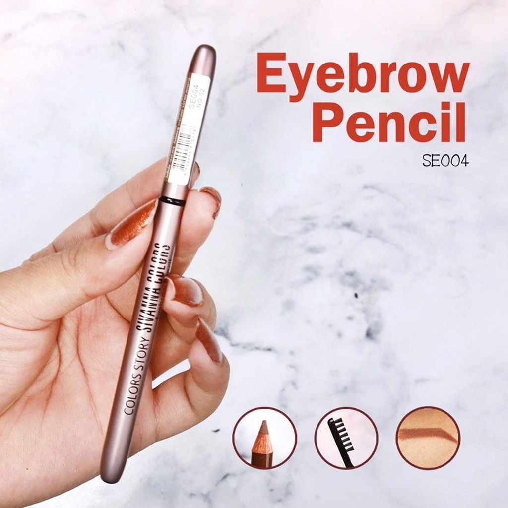 Chì Kẻ Mày Sivanna Colors Story Eyebrow Pencil ES004 [1.2g]