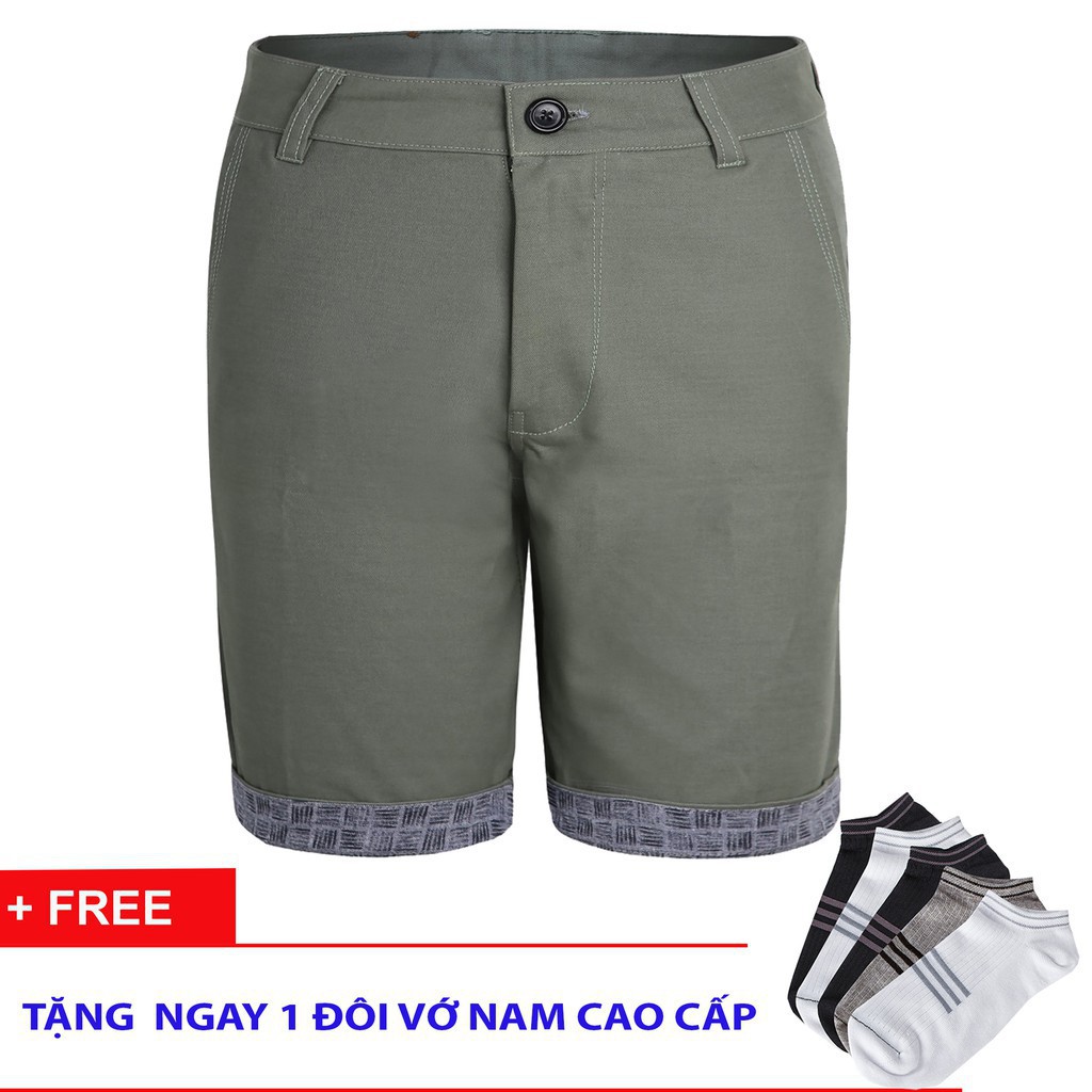 [THỜI TRANG NAM] Quần short kaki nam cao cấp HCM kk001 (tặng vớ)