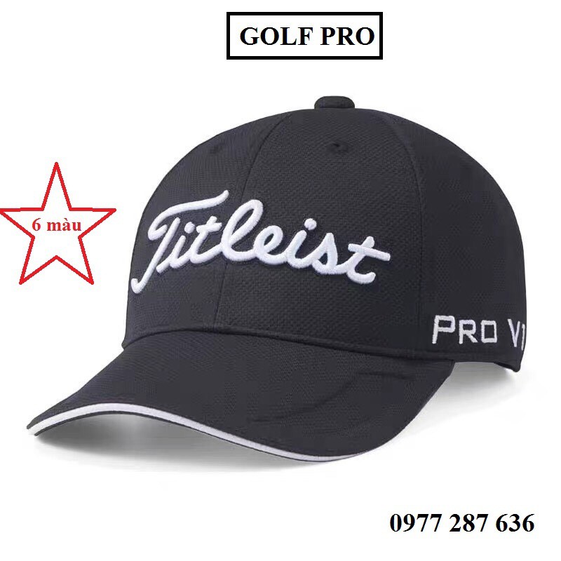 Mũ golf nam lưỡi trai Titliest chống nắng thoáng khí cao cấp GOLF PRO MG021