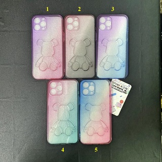 Ốp lưng iphone 12 pro max dẻo trong suốt hình gấu
