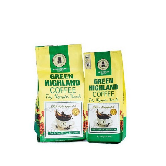 CÀ PHÊ NGUYÊN CHẤT - GREEN HIGHLAND COFFE - TÂY NGUYÊN XANH