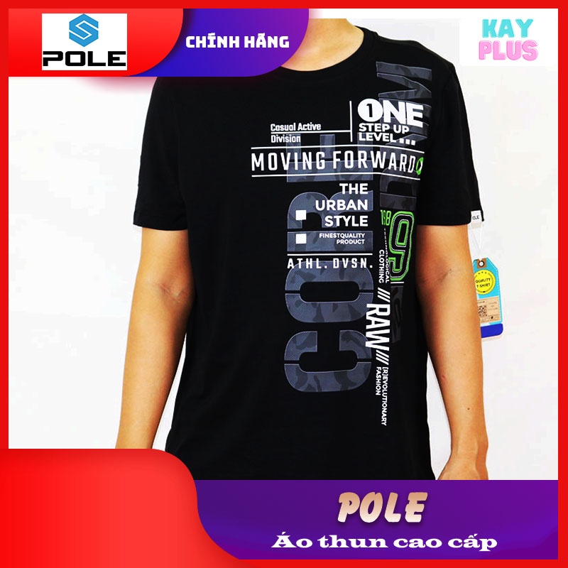 Áo thun Nam &amp; Nữ cổ tròn POLE - Streetwear 06