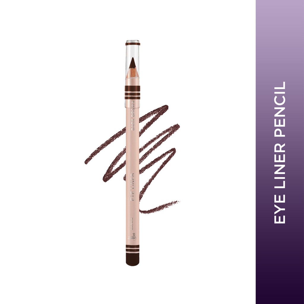 (hàng Mới Về) Bút Kẻ Mắt Màu Nâu Đậm Mazaya