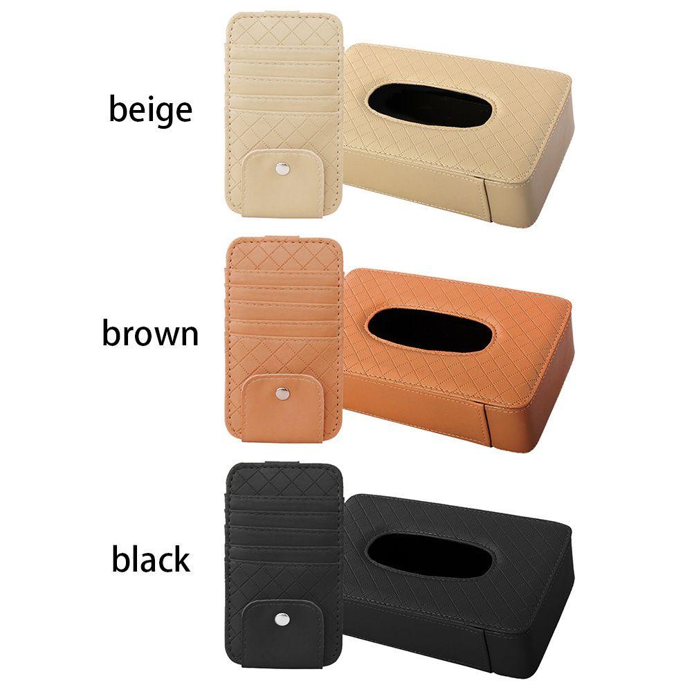 JONYE Túi Đựng Mắt Kính / Tài Liệu Đa Năng Có Móc Treo Tiện Dụng Cho Xe Hơi Ốp