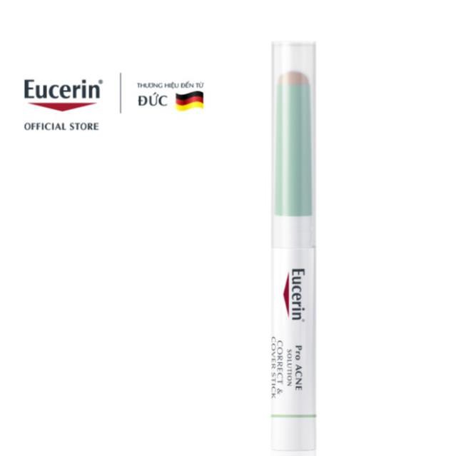 Eucerin Kem che khuyết điểm giảm mụn và vết thâm Eucerin ProAcne Correct &amp; Cover Stick 2g