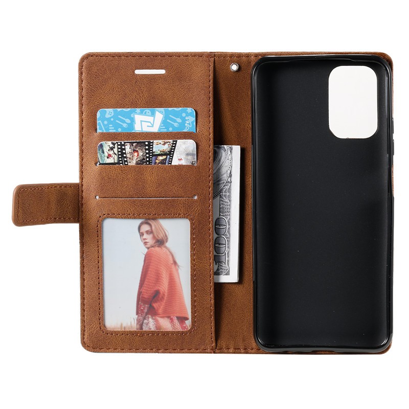 Matte Casing For Xiaomi Redmi Note 10 4G Note 8 Pro Note 8T Note 7 Pro Note 9S Note 9 Pro Max Luxury Splice Pattern Wallet Soft PU Leather Flip Bank Card Holder Cases Covers Magnetic Mobile Phone Holder Soft Cover Case