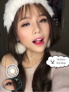 <LENS HERA> có độ & 0 độ TEA GRAY - TEA BROWN
