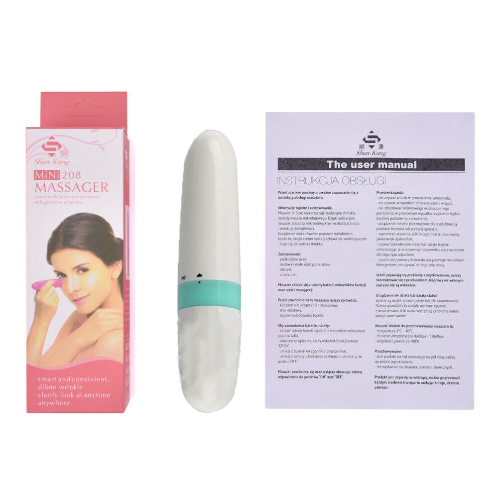 Máy massage mắt rung mạnh cầm tay (video thật) (tùy chọn mẫu)