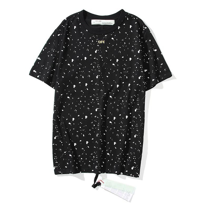 Áo Thun Cotton Họa Tiết Thời Trang Đường Phố Unisex Off5463