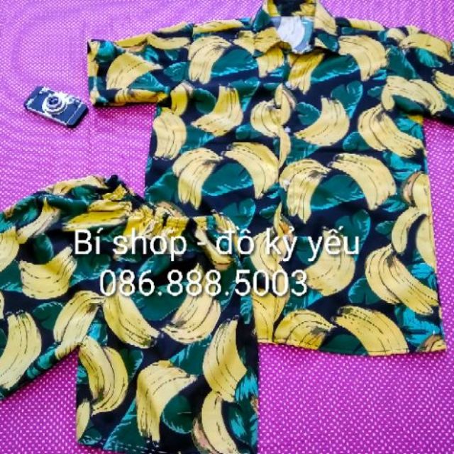 Bộ quần áo chuối (freesize)