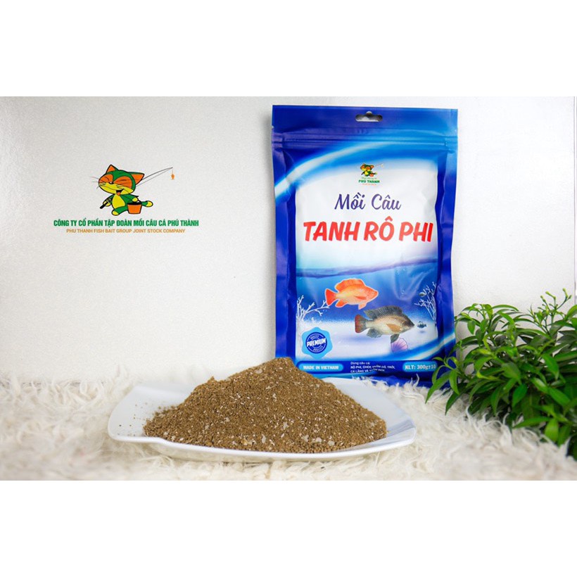 Mồi nền câu cá Phú Thành tanh rô phi 300g