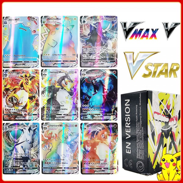 Bộ Thẻ Bài Pokemon Phiên Bản Tiếng Anh Thế Hệ 1
