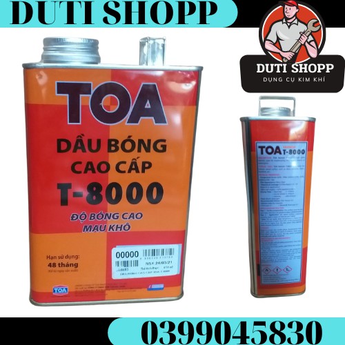Dầu bóng T-8000 sơn dầu bóng cho gỗ tôn nét đẹp tự nhiên của các thớ gỗ