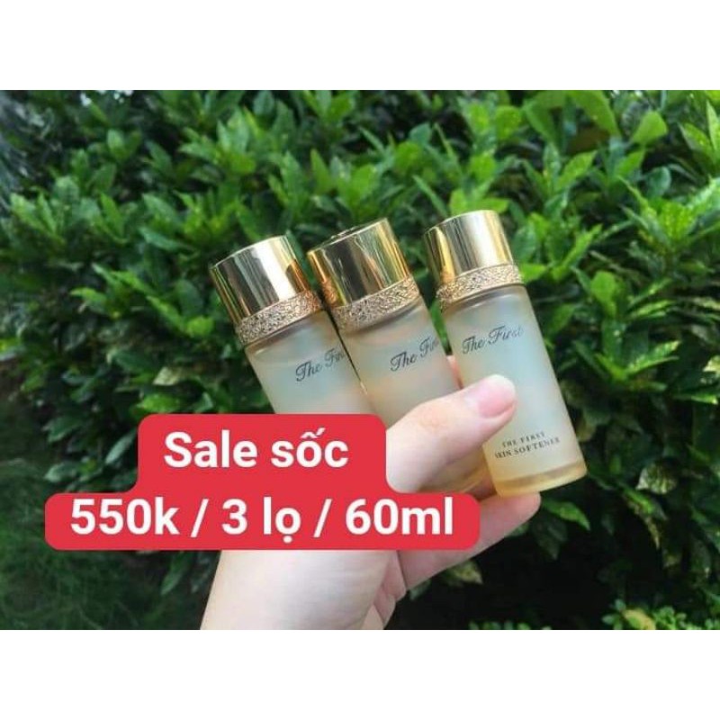 Nước hoa hồng Ohui The First Skin Softener phẩm thuộc dòng tái tạo da 20ml