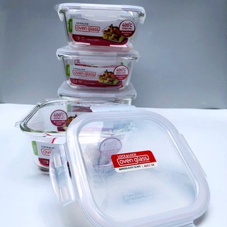 Hộp Thuỷ Tinh Vuông Lock&Lock 840ml