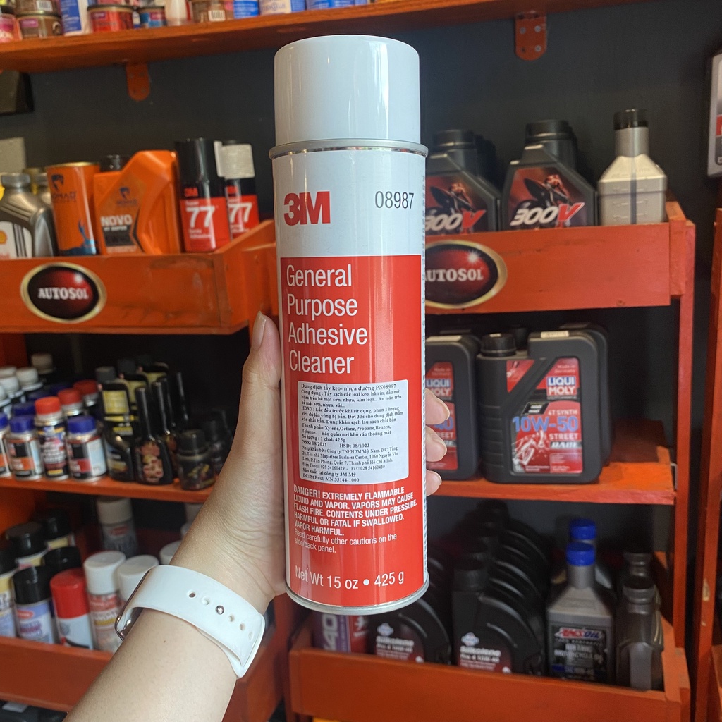 Dung Dịch Tẩy Keo Nhựa Đường Chuyên Dụng 3M 425g General Purpose Adhesive Cleaner PN08987