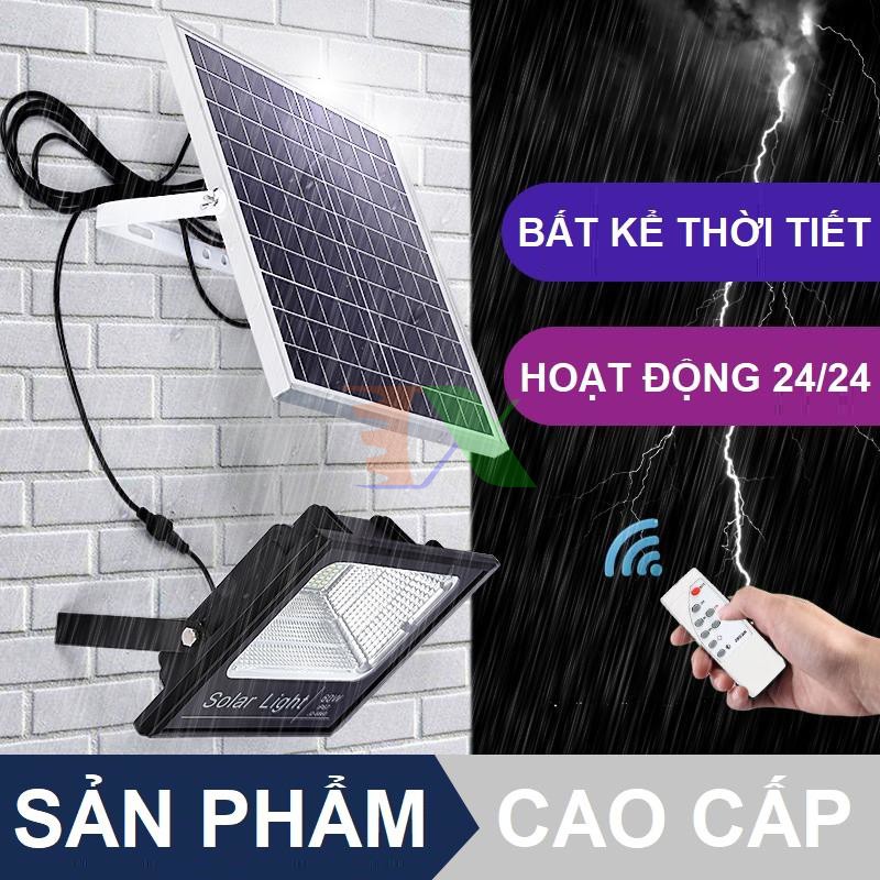 Đèn pha led năng lượng mặt trời ( gồm mẫu 25w - 40w - 60w - 100w - 200w - 300w )