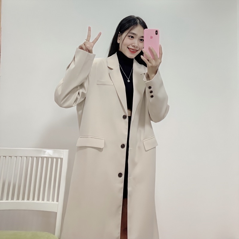 Áo khoác Mangto Oversize phong cách Hàn Quốc - TD Design | BigBuy360 - bigbuy360.vn