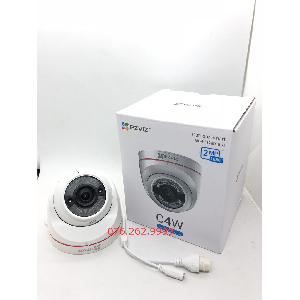 Ezviz C4W Camera bán cầu Wifi - hỗ trợ IP67 Giải Pháp Chống Mất Camera