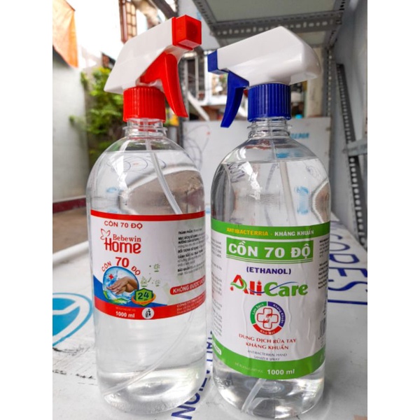 Cồn 70 độ AliCare 1000ml kháng khuẩn
