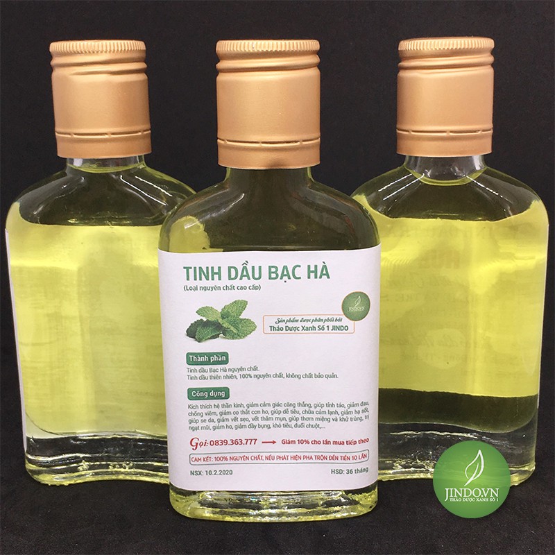 Tinh dầu bạc hà nguyên chất loại cao cấp (100ml) - VTT228