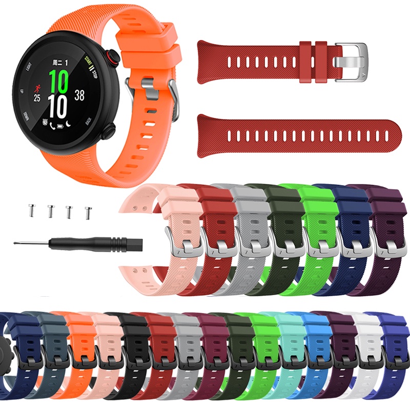 Dây Đeo Silicone Thay Thế Cho Đồng Hồ Thông Minh Garmin Forerunner 45 Garmin bơi 2