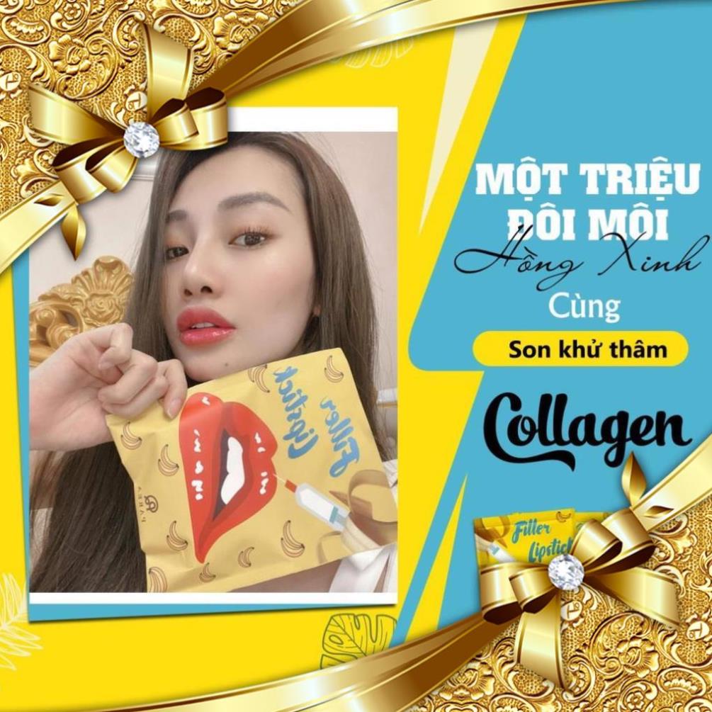 Son Filler Khử Thâm Collagen, Son Chuối Banana Filler Lipstick Môi Hồng Xinh,  Dưỡng Môi Căng Dày | BigBuy360 - bigbuy360.vn