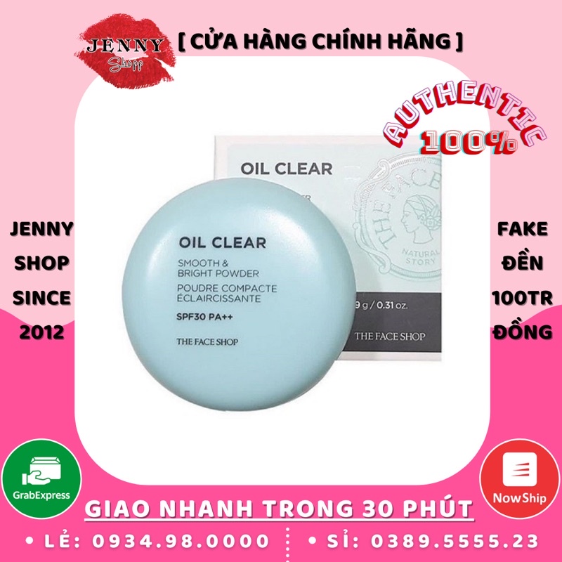 Phấn Phủ Nén Kiềm Dầu Oil Clear Smooth &amp; Bright Pact SPF30/PA+