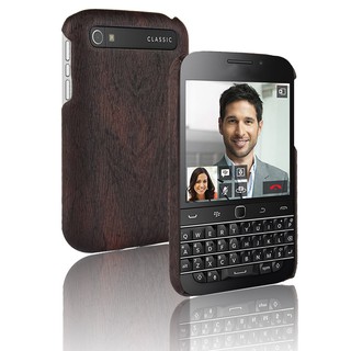 Ốp điện thoại vân gỗ sang trọng phong cách cho Blackberry Classic Q20