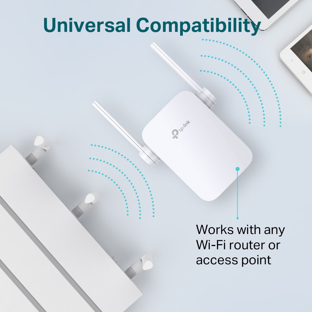 Bộ kích sóng WIFI TP-Link TL-WA855RE chuẩn N tốc độ 300Mbps hỗ trợ AP (Hoạt động với tất cả router) - Hàng Chính Hãng