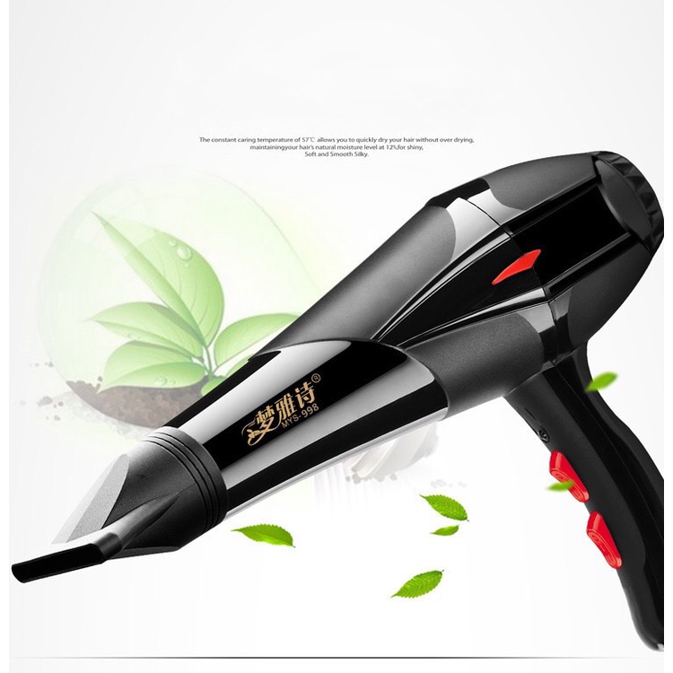 Máy Sấy Tóc, Máy Sấy SALON 2 Chiều - Tặng Kèm 9 Phụ Kiện Cao Cấp - MST02