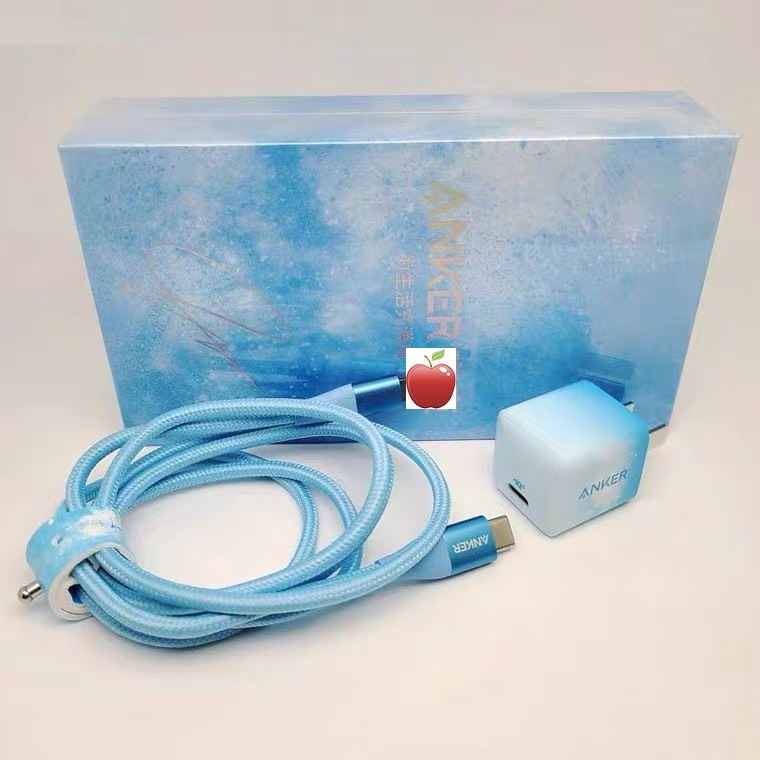 Combo sạc nhanh 20w Anker StarWay Nano A2633 và cáp Powerline II+ dài 1,2m