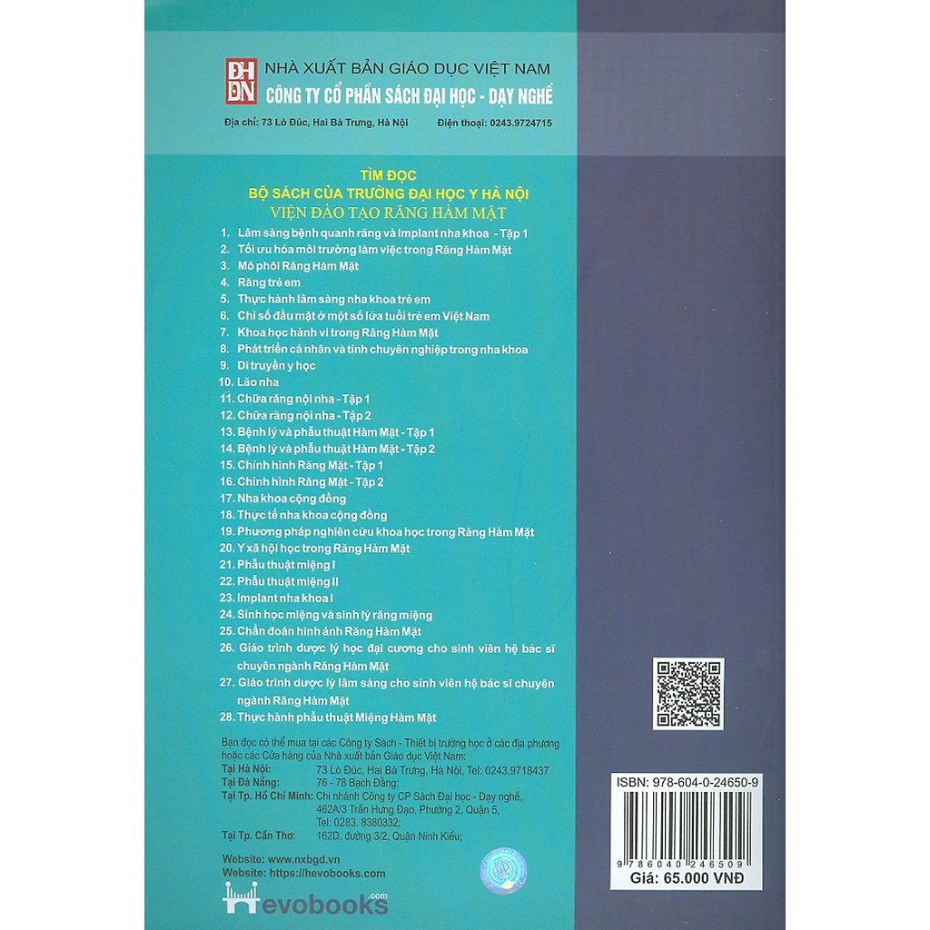 Sách - Tối ưu hóa môi trường làm việc trong Răng Hàm Mặt