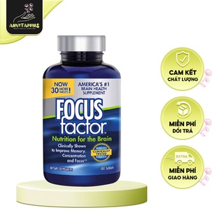 Viên uống bổ sung dưỡng chất cho trí não Focus Factor Nutrition for the Brain 180 viên - Anvitamins