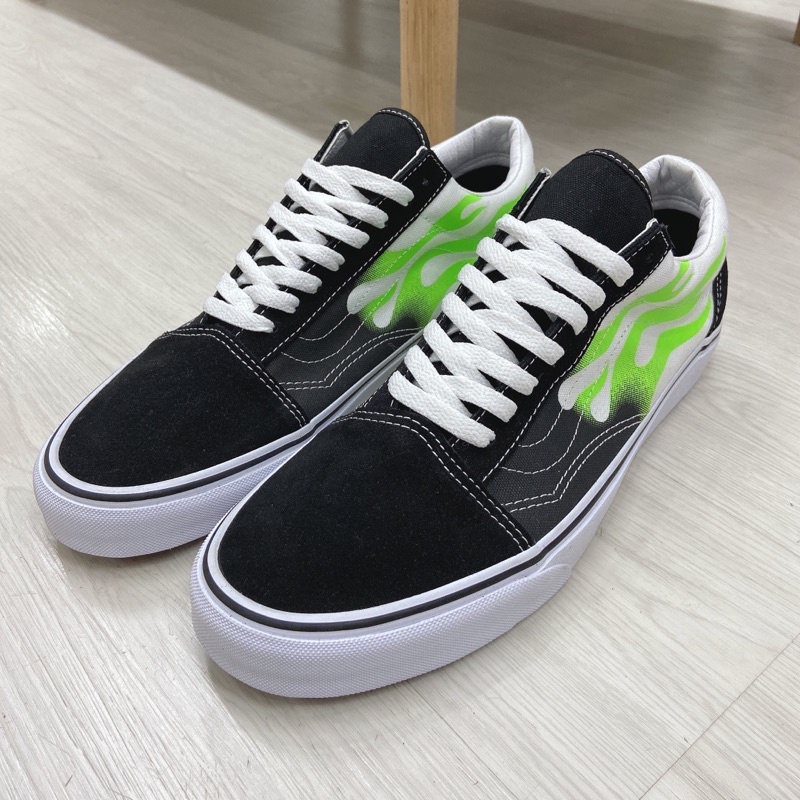 [CHÍNH HÃNG] giày VANS Flame xanh, săn sale 60%