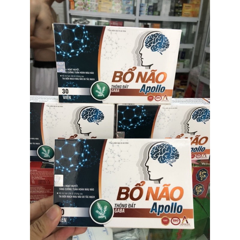 Bổ não Apollo- Hoạt huyết dưỡng não tăng cường tuần hoàn máu não