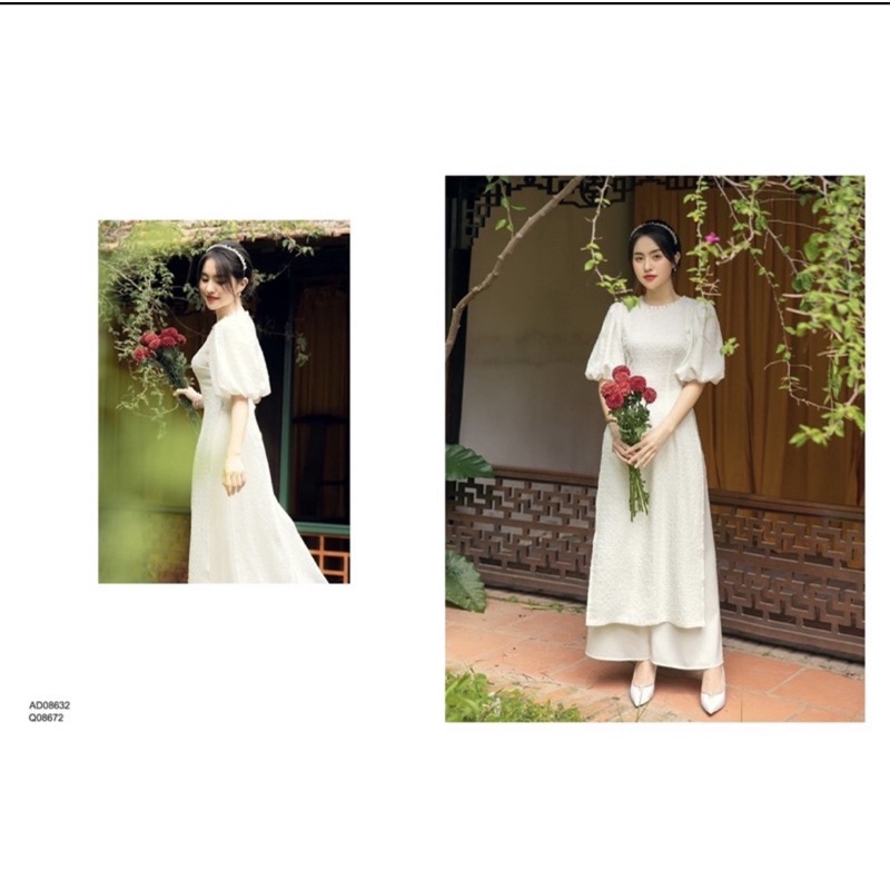 ✾✔ஐÁo dài tết(Sương-mai) thiết kế tay chuông thời trang nhẹ nhàng | BigBuy360 - bigbuy360.vn