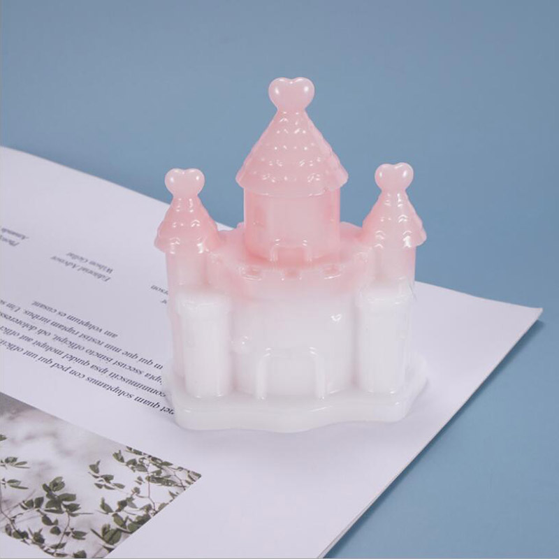 Khuôn Silicone Làm Đồ Trang Sức Hình Lâu Đài 3D