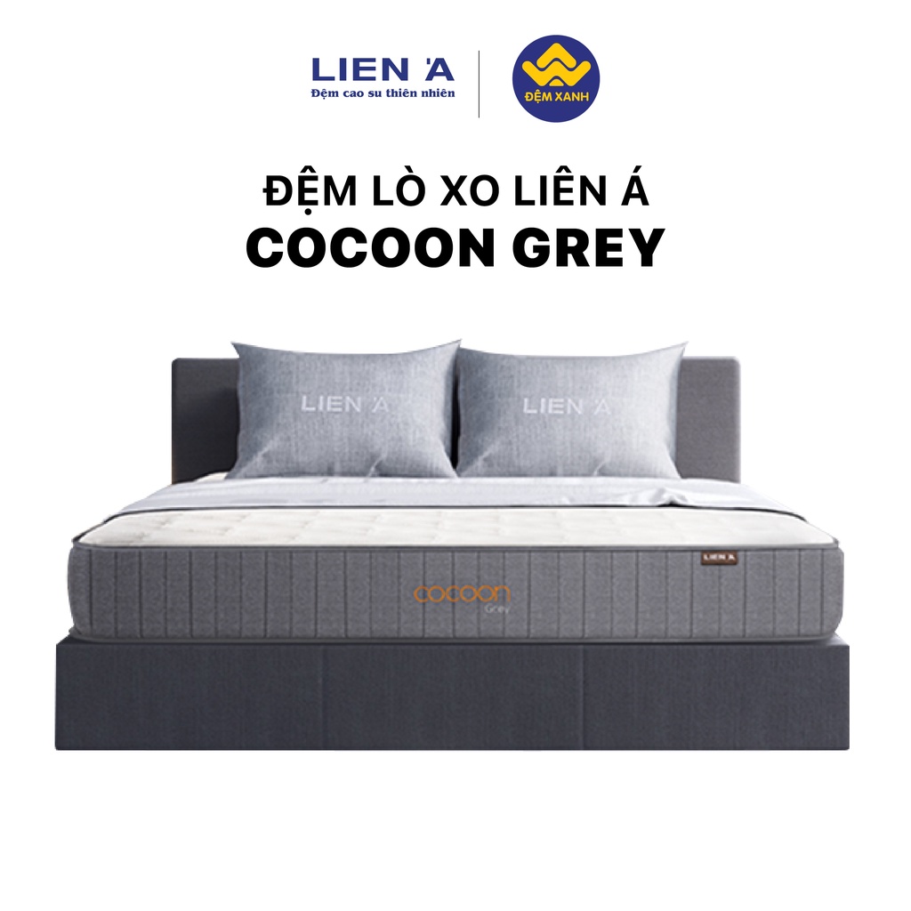 Đệm lò xo túi Liên Á Cocoon Grey