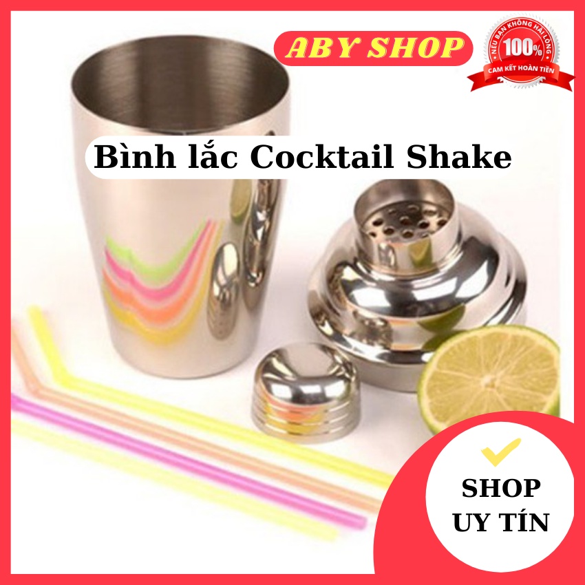 Bình lắc Cocktail Shaker ⚡ CAO CẤP ⚡ bình lắc giúp bạn dễ dàng pha chế thức uống, nhanh chóng và vô cùng tiện lợi