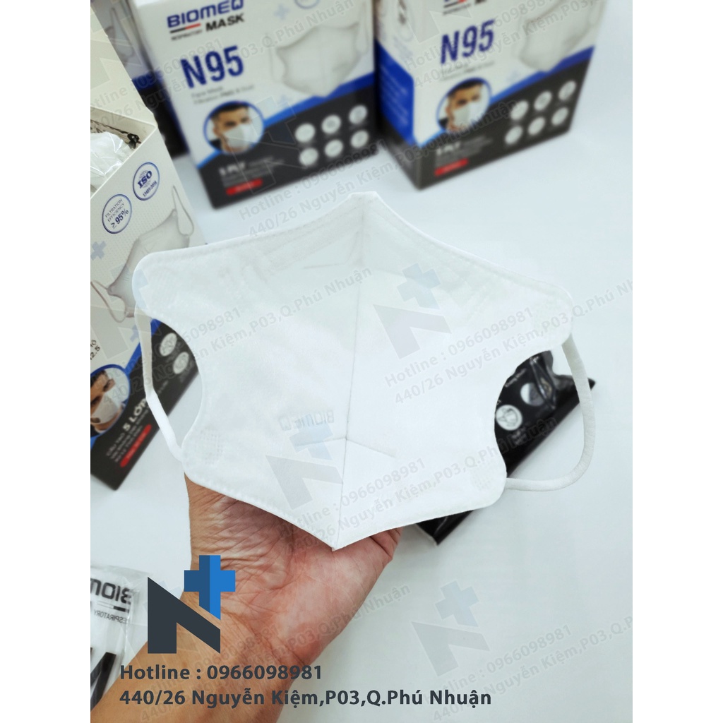 Khẩu trang 5 lớp N95 BIOMEQ - Hộp 30 cái