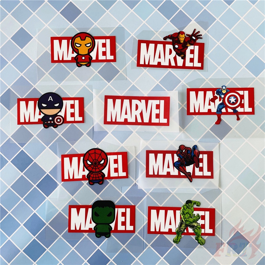 ◆ Miếng Dán Trang Trí Tường Hình Siêu Anh Hùng ◆ 1 Sticker Dán Ủi Với Thiết Kế Đẹp Mắt