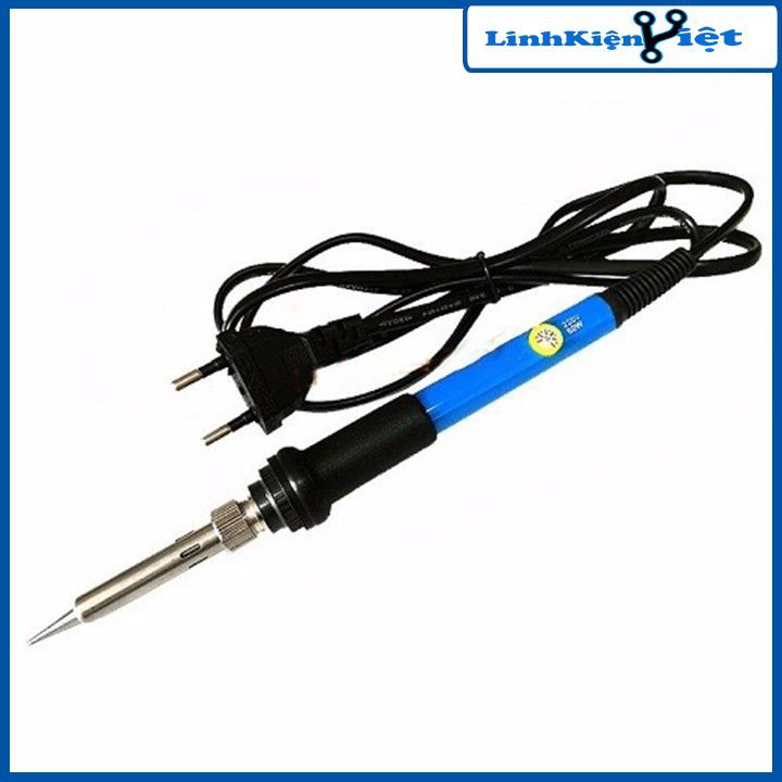 Tay Hàn Điều Chỉnh Nhiệt Độ TQ936 220V-60W + Thiếc Không Chì 0.8mm 1,5 Mét, Mũi Hàn Dao, Nhựa Thông, Giá Đỡ Mỏ Hàn