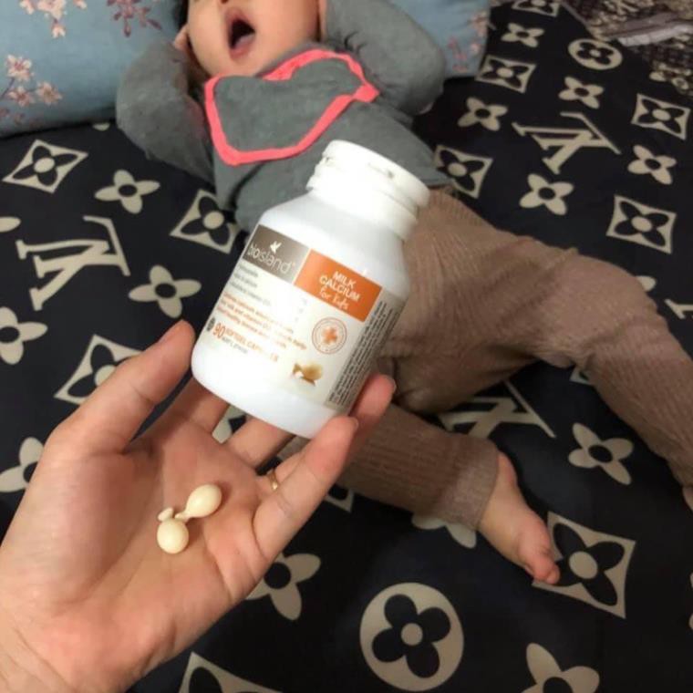 xả kho giá gôc [Chemist] Viên canxi milk Bioisland Úc - Canxi sữa cho bé từ 7 tháng - Lọ 90 viên
