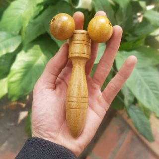 Dụng cụ mát xa mặt mũi BẰNG GỖ THƠM