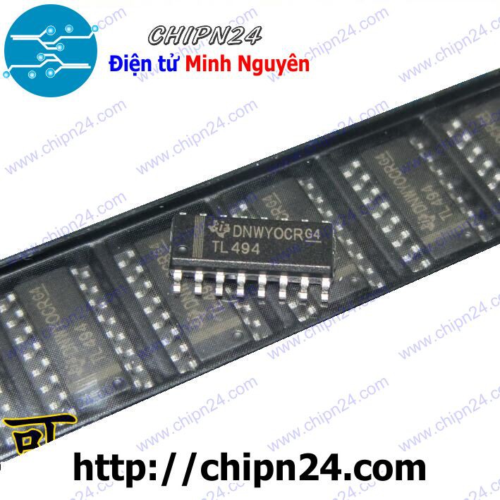 [3 CON] IC TL494 SOP-16 (SMD Dán) (TL494C TL494CDR 494)